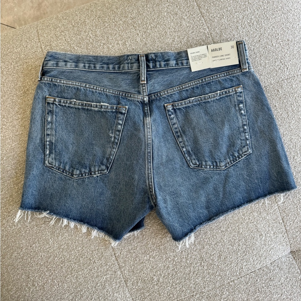 NWT AGOLDE PARKER LONG SHORT - Picture 6 of 7